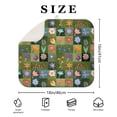 thumbnail image 4 of Pioneer Flower Floral Print Pattern Dish Drying Mat for Kitchen 1 Pack, Ultra Absorbent Microfiber Dishes Drainer Mats,16"x18", 4 of 6