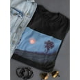 thumbnail image 3 of Field Under Moonlight T-Shirt Women -Ali Ghanaat Designs, Female Small, 3 of 4