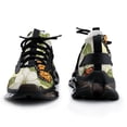 thumbnail image 3 of Blue Floral Butterfly Walking Shoes for Men Woman Lightweight Tennis Fashion Elastic Sports Shoes Cushion Basketball Shoes, 3 of 7