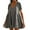 Gray, variant on Summer Fashion Dresses for Women 2024 Plus Size Solid Color Short Sleeved Dress Up to 65% off!