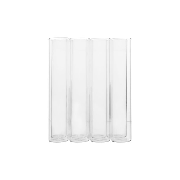 Creative CoOp Glass Connected Bud Vase with 8 Tubes