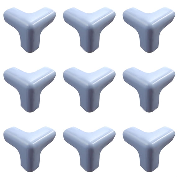 9PCS Proof Furniture Corner Protector Anti-collision Self-adhesive Table Desk Right Angle Sharp Edges Corner Guard Safety Bumper