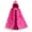 Hot Pink, variant on Girls Elsa Hooded Princess Cape Kids Play Snow Cape Queen Hooded Cloak 2-10Years