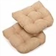 thumbnail image 3 of 19-inch U-Shaped Micro Suede Tufted Dining Chair Cushion (Set of 2), 3 of 3