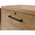 thumbnail image 2 of Modern Wood Laminate Lateral File Locking Fully Assembled Light Brown, 2 of 9