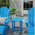 thumbnail image 2 of Polytrends  Laguna Hdpe All Weather Outdoor Patio Square Side Table Pacific Blue, 2 of 8