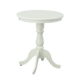 thumbnail image 2 of Contemporary Home Living Circular Pedestal Bar Table - 30" - White, 2 of 8