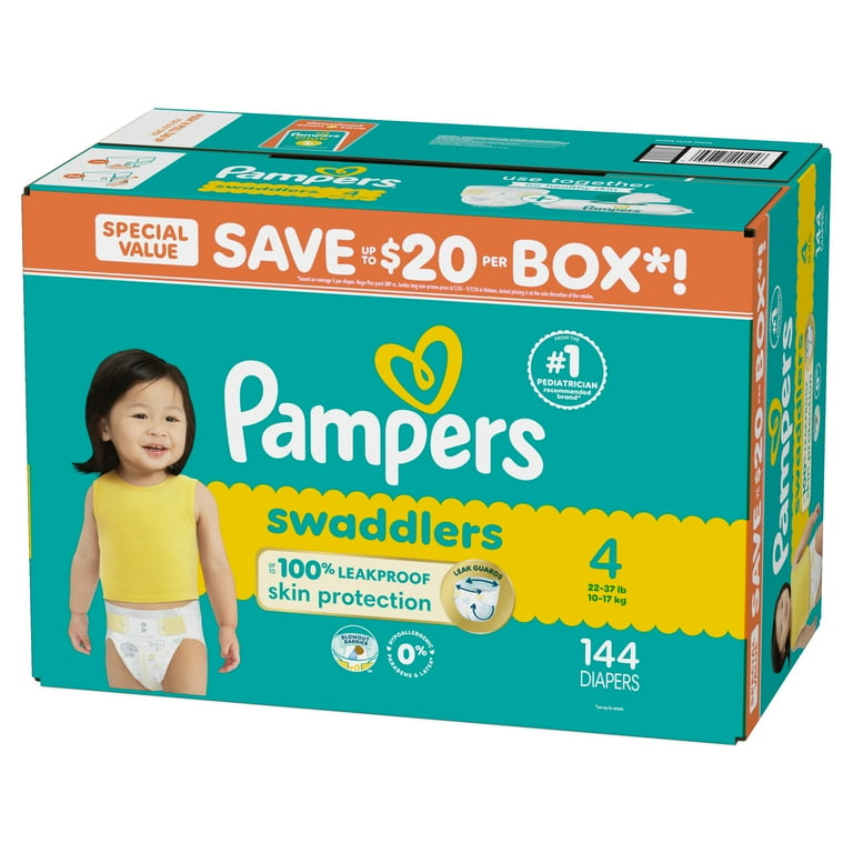 Wetness Indicator Newborn Pampers Box Pampers Swaddlers Newborn 20