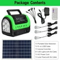 thumbnail image 2 of DEBGFS Solar Generator Portable with Solar Panel Solar Power Generators Portable Power Station with Bulb Rechargeable Power Supply,green, 2 of 8