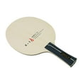 thumbnail image 2 of DYNWAVECA Table Tennis Blade Base Plate DIY Paddle Absorb Sweat Handle Table Tennis Racket Wooden for Athletes Beginners Casual Playing Handle Length 10.2cm, 2 of 10