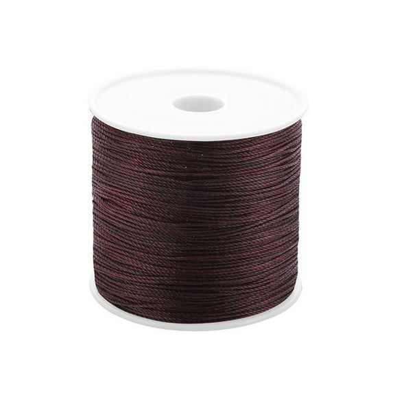 Ysmooiuy 115 Yards/Spool Leather Sewing Waxed Thread 0.5mm Hand Stitching Thread for Leather Craft Shoe Repairing Bookbinding