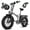 Gray, variant on 750W Folding Electric Bicycle for Adults, 48V 13AH, 20MPH, 20"x4" Fat Tire, 7-speed, front and rear disc brakes, 440 lbs load capacity