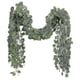 thumbnail image 2 of 12 Strands Artificial Grape Vines Ivy Leaves With 3 Strings Grapes For Wedding Party Home Wall Deco, 2 of 5