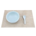 thumbnail image 4 of Tapetes rectangulares para mesa de comedor, manteles individuales de PVC, decoración de comedor de cocina (Beige), 4 of 8