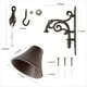 thumbnail image 5 of Campana de Cena para Exteriores, Rústica, Grande, de Hierro Fundido, para Puerta de Pared, de Metal, para Decoración Exterior de Casas de Campo., 5 of 5