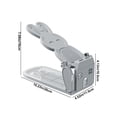 thumbnail image 3 of Shoe Rack,Economical Plastic Shoe Rack,Multi Layer Storage Rack,Compact Dormitory Shoe Tray,Stackable Design,Double Non Slip Base,Space Saving Shoe Organizer,Household Shoe Shelf, 3 of 6