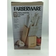 thumbnail image 3 of Farberware Triple Riveted Knife Block Set, 15-piece, White, 3 of 4