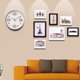 thumbnail image 4 of 30 cm Wall Clock, Modern Quartz Silent, Non-Ticking Battery Operated Decorative Clock for Living RoomBedroom(White Rose), 4 of 5