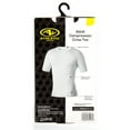 thumbnail image 4 of Athletic Works Adult Compression Crewneck Tee, Medium, White, Unisex, 1 Pack, 4 of 6