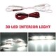 thumbnail image 4 of Kit de luces interiores ultrabrillantes de 40 LED para coche, camión, caravana, luz de techo (CC 12 V, blanco), 4 of 5