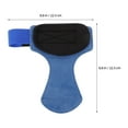 thumbnail image 2 of Hemoton Sports Glove Non-Slip Palm Pad Training Wrist Strap Grip Glove Wrist Strap Weightlifting Wrist Strap (Right Hand), 2 of 8