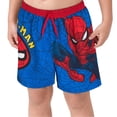 thumbnail image 2 of Bañador para niños Marvel Spider-Man azul con telaraña talla 8, 2 of 7