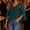 Green plus size sequin top a1, variant on Womens Plus Size V Neck 3/4 Sleeve Sequins Printed Pullover Tops Casual Fall Winter CoverUp Blouse for Evening Party Work Office Tee Shirt, Red 3XL