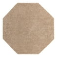 thumbnail image 2 of Unique Loom Everyday Shag Collection Area Rug - Solid (7' 10" Octagon Taupe), 2 of 5