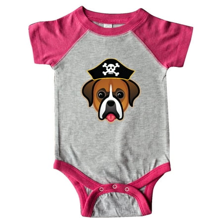 

Inktastic Boxer Dog Funny Pirate Gift Baby Boy or Baby Girl Bodysuit