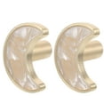 thumbnail image 1 of Greenadscape 1Par Manijas Para Vestidores Y Gabinetes Con Lunar Materiales Duraderos Zinc Aleación Amarillo, 1 of 6