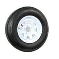 thumbnail interactive-video image 1 of 2 Pack ST205/75R14 Trailer Tires On 5-Lug Silver Mod Rims 5 On 4.5 1 of 6