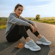Ecetana Walking Shoes for Women Casual Sneakers Breathable Running Shoes