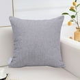 thumbnail image 4 of EGYMEN Linen Pillow Cushion, 18"x18" Modern Sofa Cushion for Living Room & Office, Large Backrest Bedside Lumbar Pillow, 4 of 6