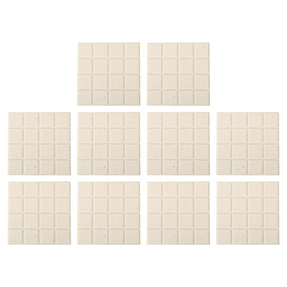 BRIGHTFUFU 10pcs Ceramic Coral Frag Discos Cerámica Coral Support Bases para el acuario del tanque de peces