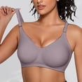 thumbnail image 4 of QASIEATN Women's Wireless Jelly Bras Solid Color Soft Support Comfort Bralette Seamless Everyday Bras for Women, 4 of 4