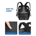 thumbnail image 5 of WANDF Expandable Travel Backpack 17 In Laptop Carry On Backpack with USB Pocket Wet Pocket,Waterproof Underseat personal item travel bag, Large Casual Daypack for Weekender Business(Gray), 5 of 10