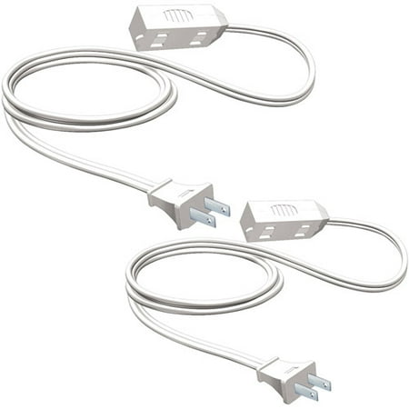 Stanley 2pk All-Purpose Indoor Extension Cord, White