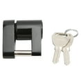 thumbnail image 1 of Trailer Tongue Coupler Lock,Black 1/4in Trailer Lock Trailer Hitch Coupler Lock Trailer Coupler Lock Highly Versatile, 1 of 5