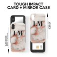 thumbnail image 4 of Personalised Grey x Rose Gold Marble Initials Samsung Galaxy S20 Case,iPhone 15 Pro Max, 4 of 4