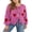 13013-Pink Heart, variant on Sweaters for Women Cable Knit Sweater Tie Strap V Neck Casual Long Sleeve Cardigans Alsol Lamesa