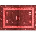thumbnail image 1 of Ahgly Company Indoor Rectangle Abstract Red Contemporary Area Rugs, 5' x 7', 1 of 4