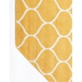 thumbnail image 6 of Unique Loom Trellis Frieze Collection Area Rug - Rounded (5' Octagon Yellow/Ivory), 6 of 7