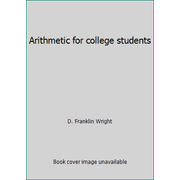 Arithmetic for college students, Used [Hardcover]