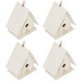thumbnail image 1 of Casa para Pájaros no tóxica, Casa para Pájaros de madera a PrueBa de Humedad de 4 pianas, para loros, Golondrinas, otros animales salvajes y pájaros, 1 of 7