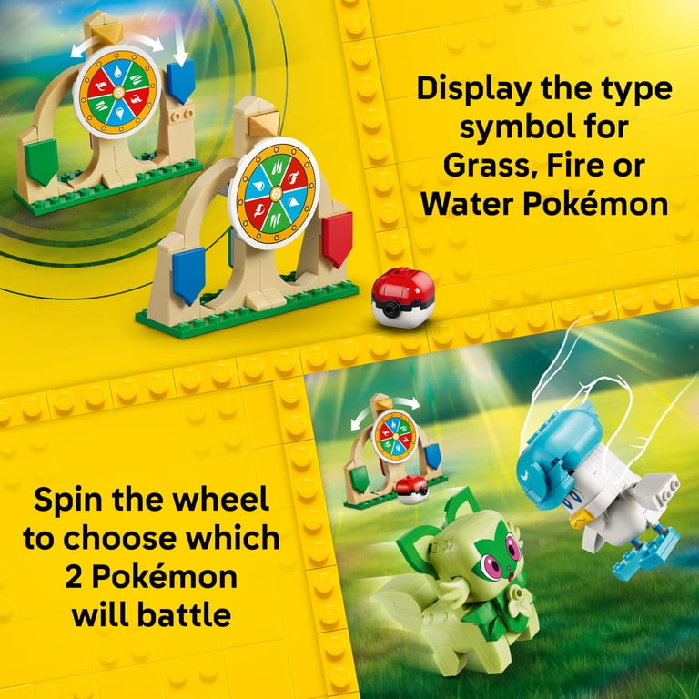 LEGO Pokémon SMART Play: Sprigatito, Fuecoco and Quaxly Battle