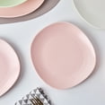 thumbnail image 5 of Stone + Lain Delilah Porcelain Collection Dish Set, 6 Salad Plates Service for 6, Blush, 5 of 6