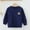 Navy, variant on SERTG Child and Child Solid Color Long Sleeved Casual Tops Children's Long Sleeve Round Neck Pullover Blouse for Kids Spring Fall(Navy#1,7-8 Years)