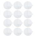 thumbnail image 1 of 25 piezas de tapón de filtro para desagüe de pelo, adhesivo antiducha, filtrado de suelo, drenaje artificial de PVC blanco, 1 of 6