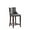 Pebble Grey, variant on Manhattan Comfort Emperor 27" Faux Leather Counter Stool in Pebble