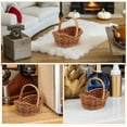 thumbnail image 2 of 6pcs Mini Rattan Picnic Baskets with Handles for Baby Shower Favors, Birthday Party , Garden Decor and Home Decoration, 2 of 6
